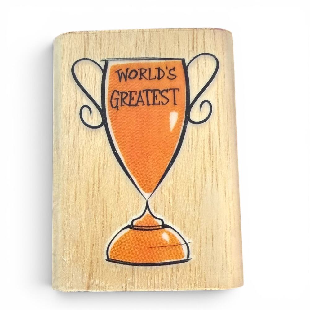 Stamps Etc World's Greatest Award Rubber Stamp CRI-126-B